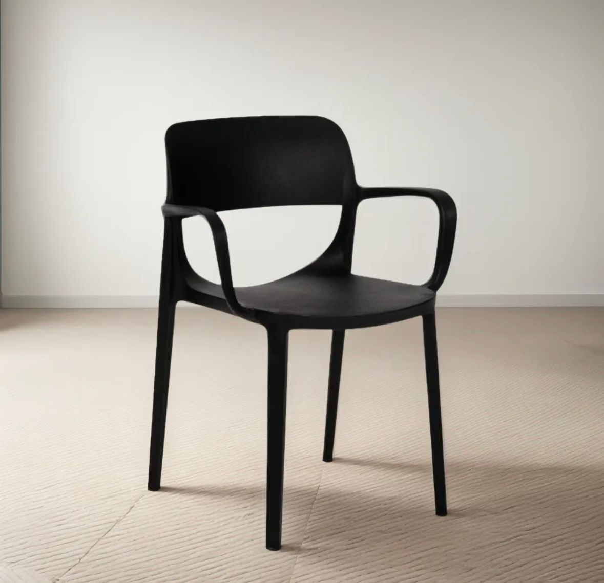 silla PLASTICA SMILE CON BRAZOS