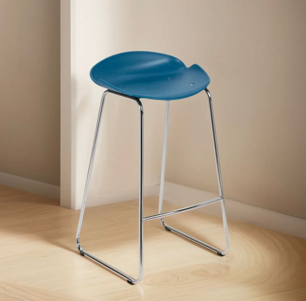 banqueta MILO CROMADA